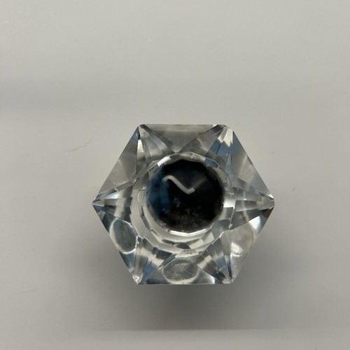 Vintage crystal perfume bottle Art Deco style like new