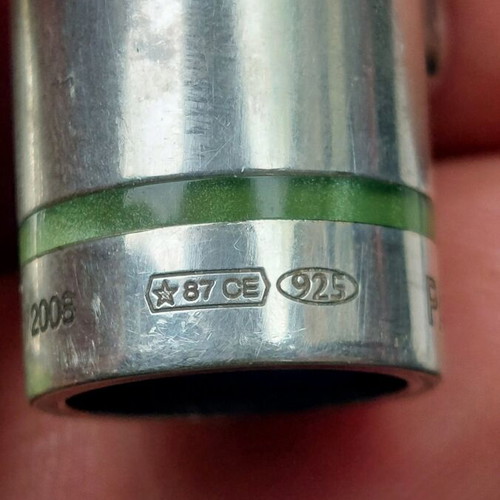 Tibaldi Pen 100 Years Panathinaikos rare silver like new