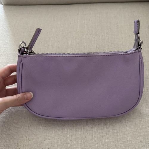 Forever 21 Y2K Faux Leather Shoulder Bag purple used