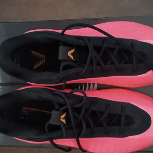 Adidas Anthony Edwards basketball shoes, black and pink, size 44