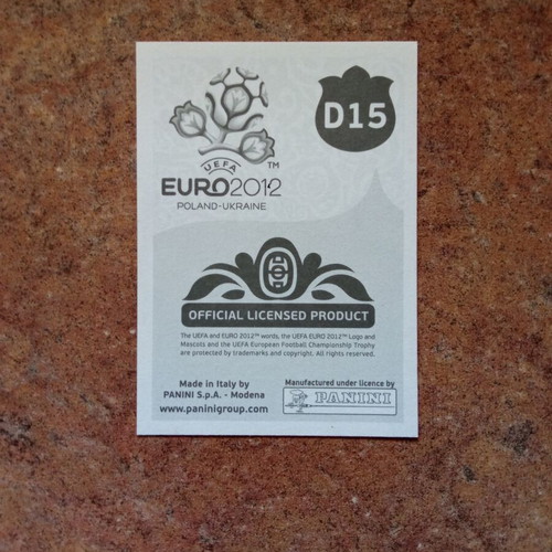 Panini Euro 2012 Deutschland Edition Extra Player Sticker D15