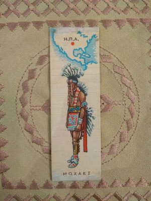 Card used No131 Mohawks from Melo National Costumes collection