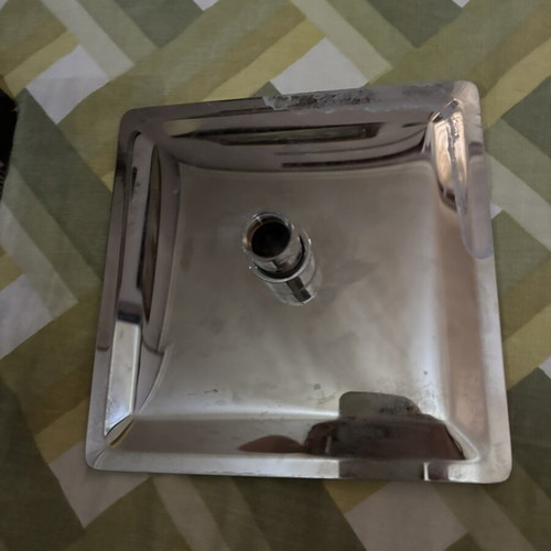 Shower head square stainless steel like new