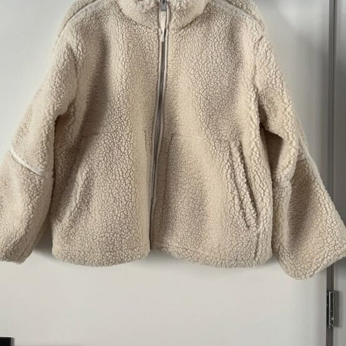 Sinsay fleece jacket beige, like new, size XS