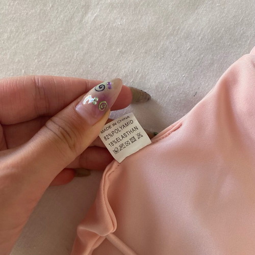 Baby pink bikini top in like new condition