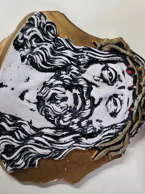 Clay image of Jesus like new