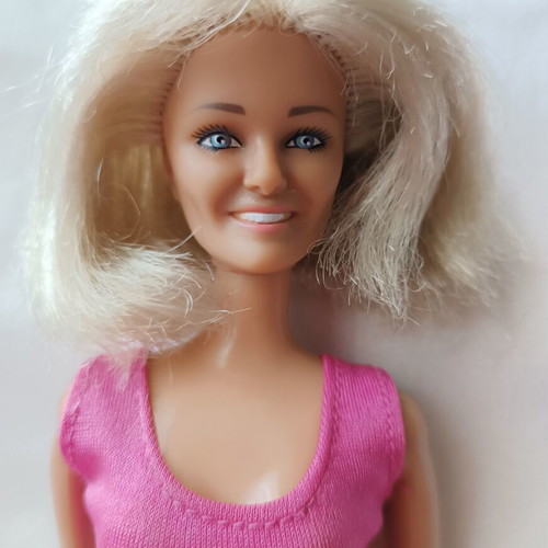 Barbie and Cheryl Tiegs dolls