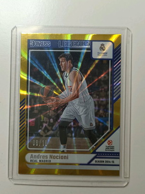 Andres Nocioni gold card Panini Euroleague like new