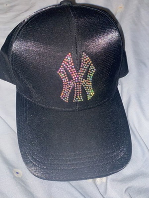 Black sun hat, size S