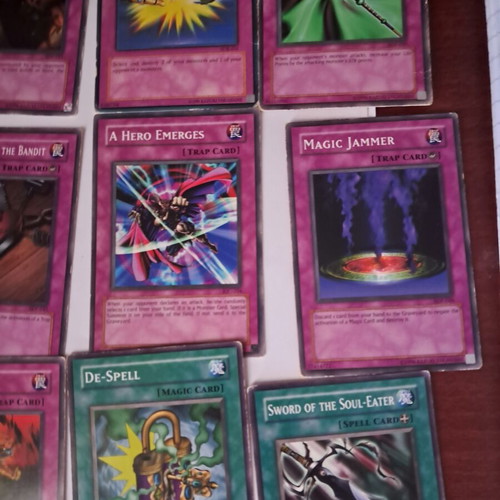 Yugioh cards used