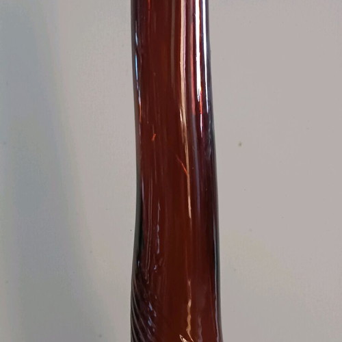 Glass blown floor vase like new