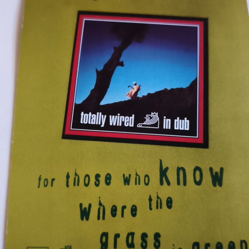 Totally Wired In Dub promo card used, Acid Jazz Records