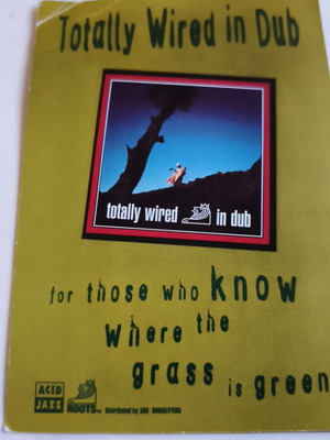 Totally Wired In Dub promo card used, Acid Jazz Records