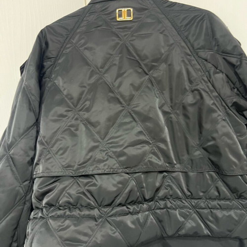 Lynne jacket quilted like new, black with gold details