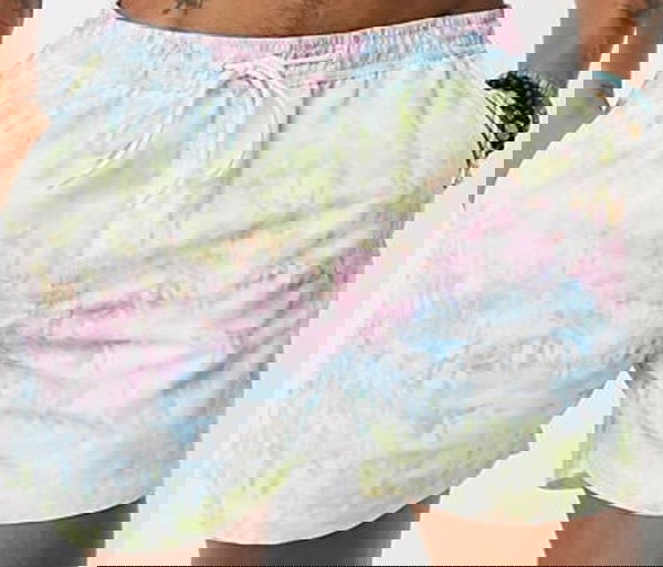  magio  andriko Asos Brave Soul tie dye swim shorts beachwear multicolor XL