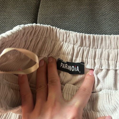 Beige corduroy pants Paranoia size S like new