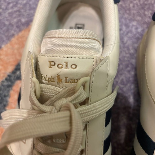 Polo Ralph Lauren Court Shoes like new, white and blue, size 45
