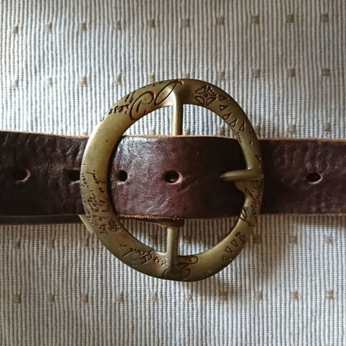Diesel women's belt genuine leather 90/36 like new brown adjustable