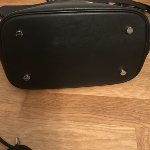 MCM collectible black crossbody bag like new with detachable pouch