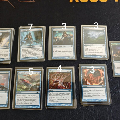 Magic the Gathering M13 Blue Collection near mint with sleeves