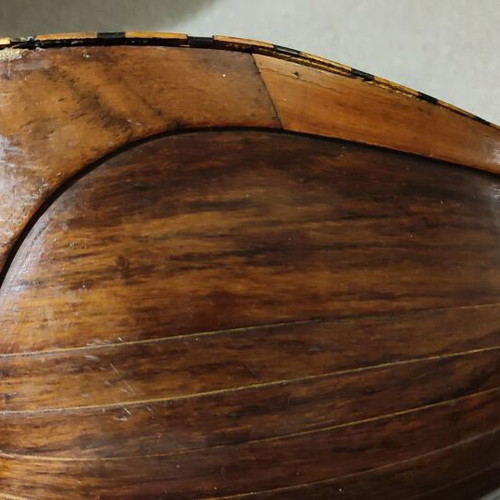 Antique wooden mandolin used, circa 1920s