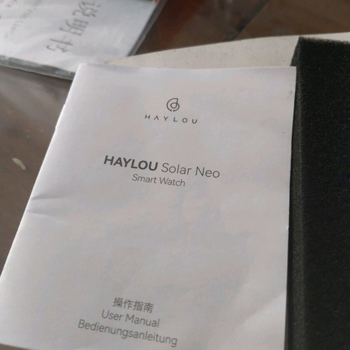 Haylou Solar Neo silver smart watch