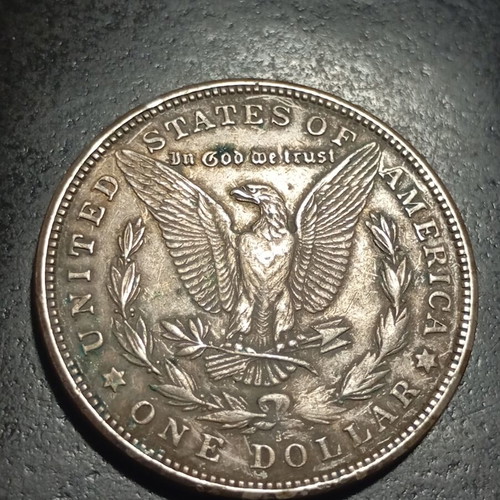 Morgan Dollar 1921 silver coin, United States
