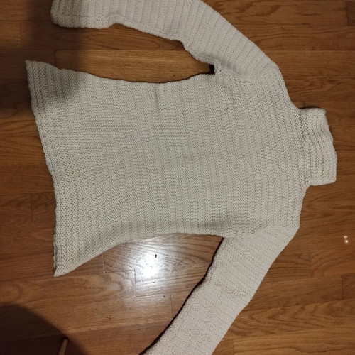 Scandalo turtleneck sweater used, size S-M, beige