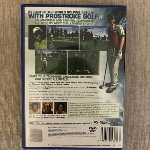 Pro Stroke Golf PlayStation 2 game used, English full version