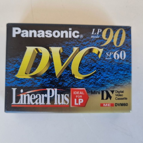 Panasonic Mini DV DVC Linear Plus 60/90 min sealed cassette new