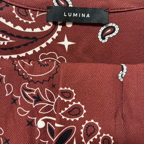Lumina burgundy pants and shirt set like new