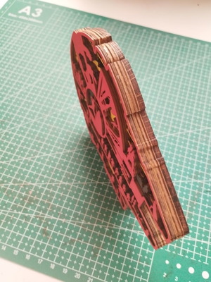 Star Wars wooden decorative piece, 15cm