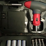 Toolbox with flashlight like new