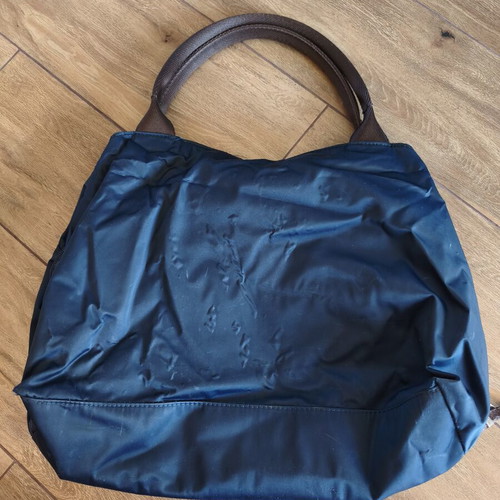 Tommy Hilfiger shoulder bag used, blue and brown