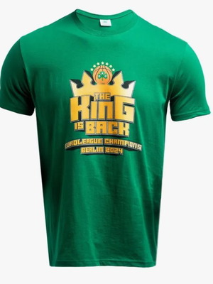 T-shirt The King Is Back Panathinaikos καινούργιο, γνήσιο