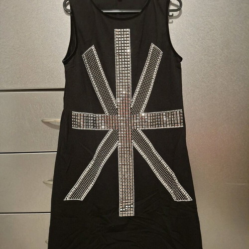 Denny Rose dress like new, sleeveless, short, autumn-winter, black