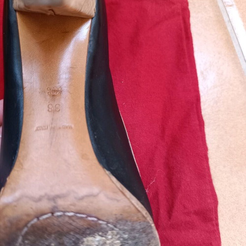 Costume National pumps used, black with cork lining, size 38
