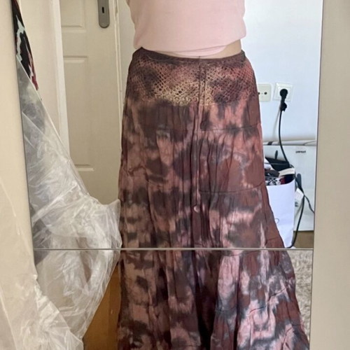 Esmeralda Boho London long tie dye skirt one size like new