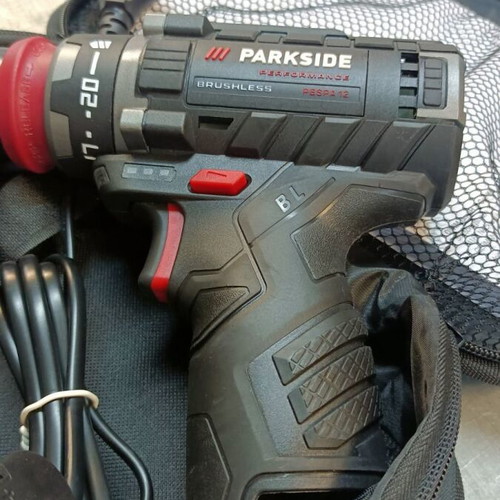 Parkside PBSPA 12 E4 12V cordless drill with battery and charger new