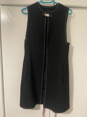 Zara Μακρύ γιλέκο σαν καινούργιο, μαύρο
