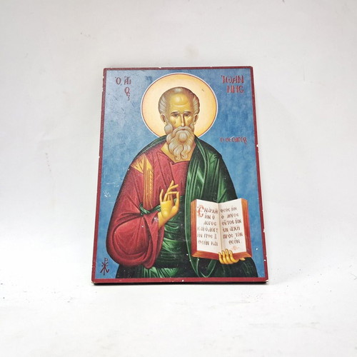 Icon of St. John the Theologian hand-painted like new