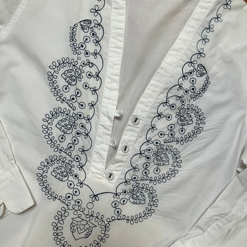 Brooksfield tunic shirt new, white, cotton, size M