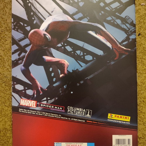 The Amazing Spiderman sticker album used, Greek edition