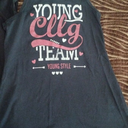 Target summer tank top used, blue, for 10-year-old girl