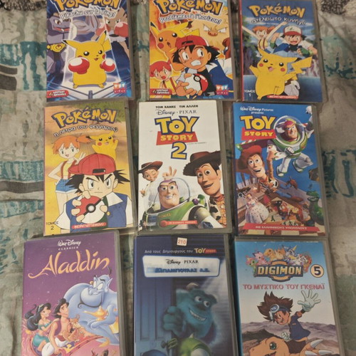Pokémon Digimon VHS tapes, assorted with subtitles