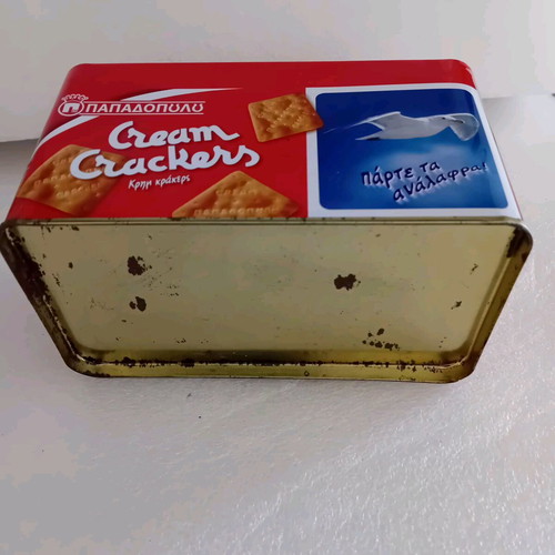 Collectible tin box used from the 90s