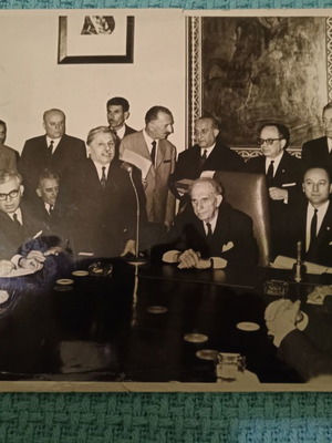 Σπάνια φωτογραφία Γεώργιος Παπανδρέου στο Δημαρχείο Θεσσαλονίκης 1964 καινούργιο