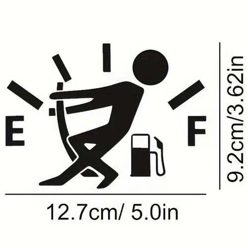 Car sticker new for fuel cap