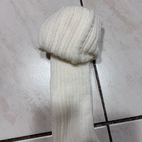 Dancer gaiters like new, white, unworn