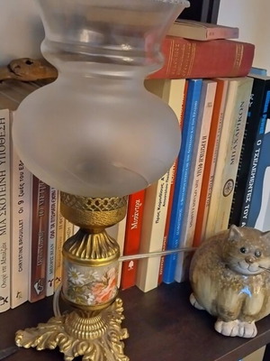 Table lamp refurbished with height 31 cm